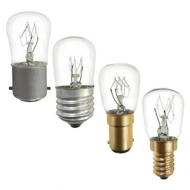 15w,25w incandescent B22,E27,B15,E14 Pilot Globe Warm White 2700k Dimmable