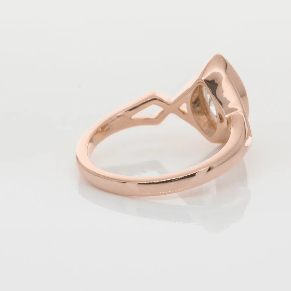 18ct Rose Gold 1.51ct Diamond Snowflake Ring