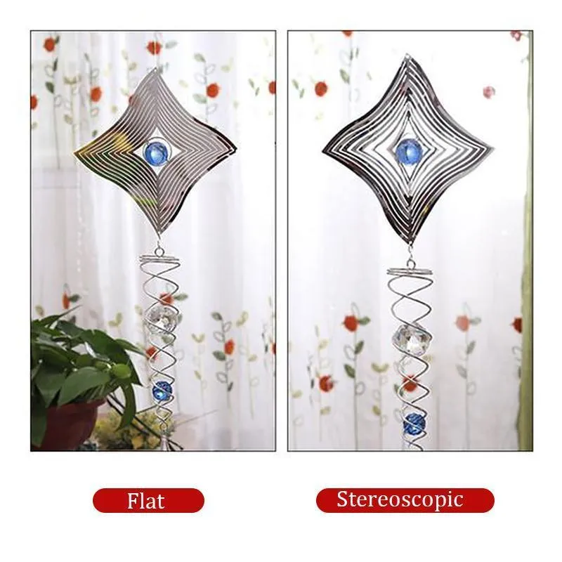 3D Rotating Wind Chime