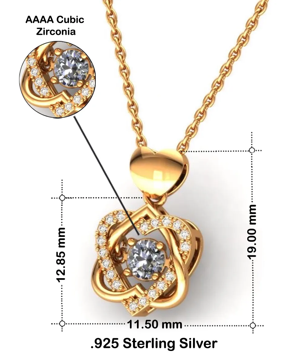 Acoustical Engineer Wife Heart Knot Gold Necklace No One Should Underestimate A Woman Who Is Also An Acoustical Engineer