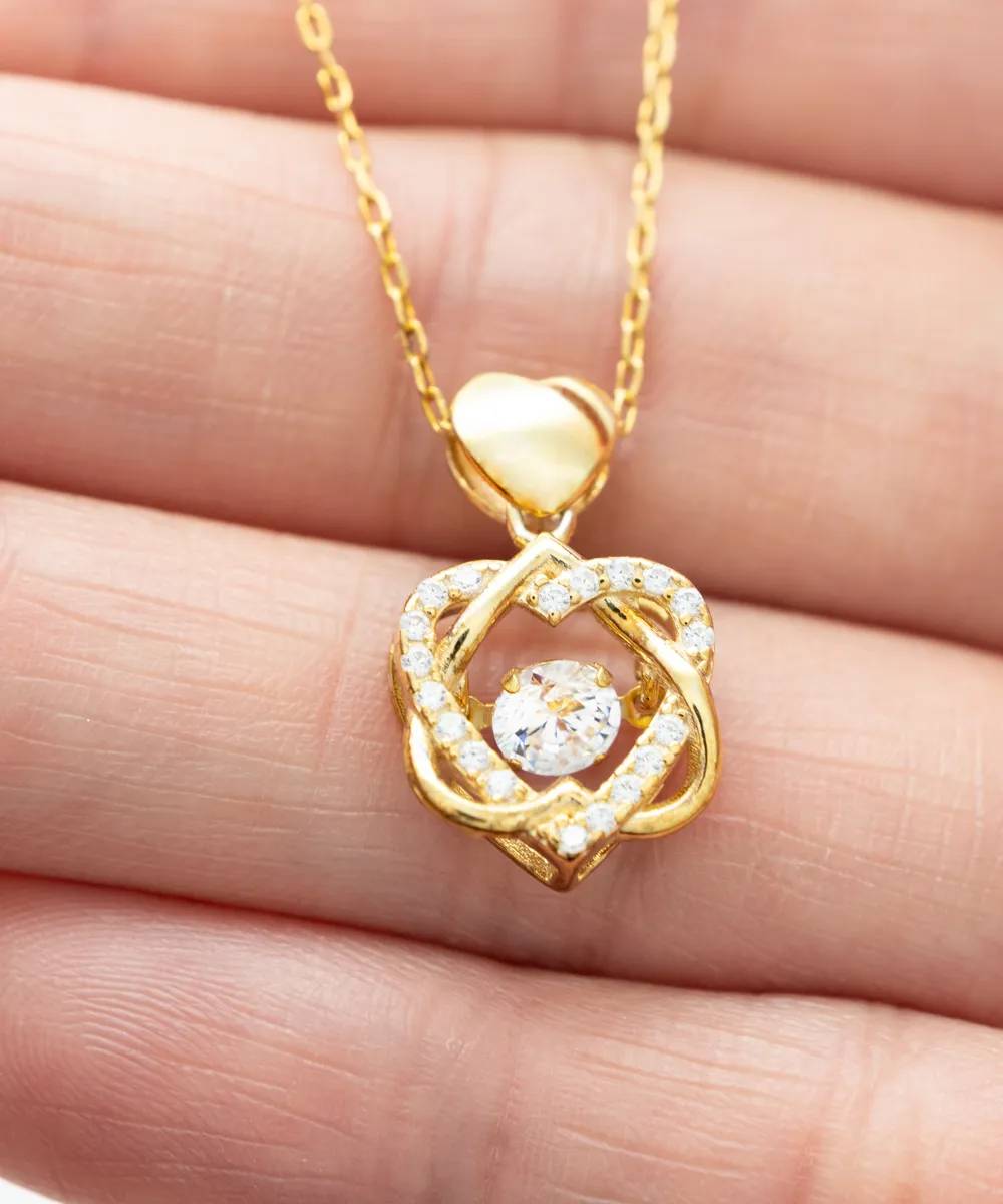 Acoustical Engineer Wife Heart Knot Gold Necklace No One Should Underestimate A Woman Who Is Also An Acoustical Engineer