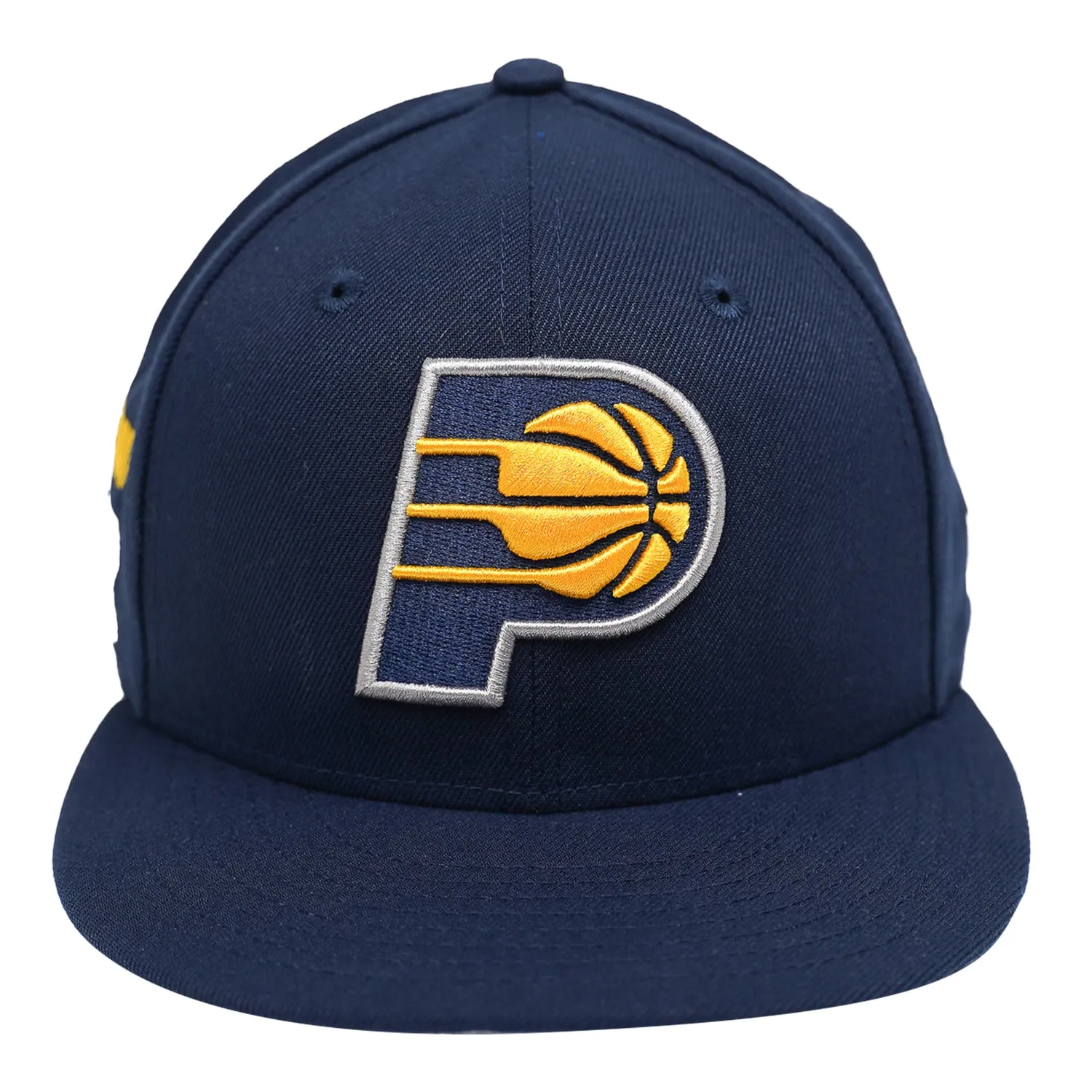 Adult Indiana Pacers Primary Logo 59FIFTY Rally Drive Hat in Navy by New Era