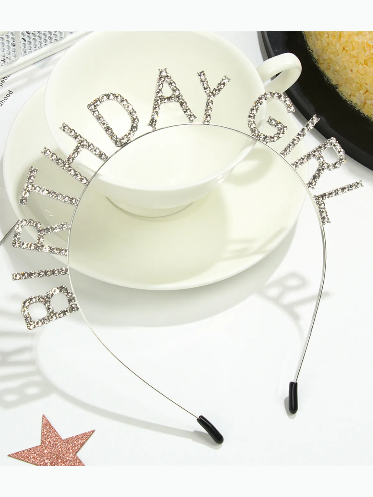 All Glammed Up Rhinestone Birthday Girl Headband