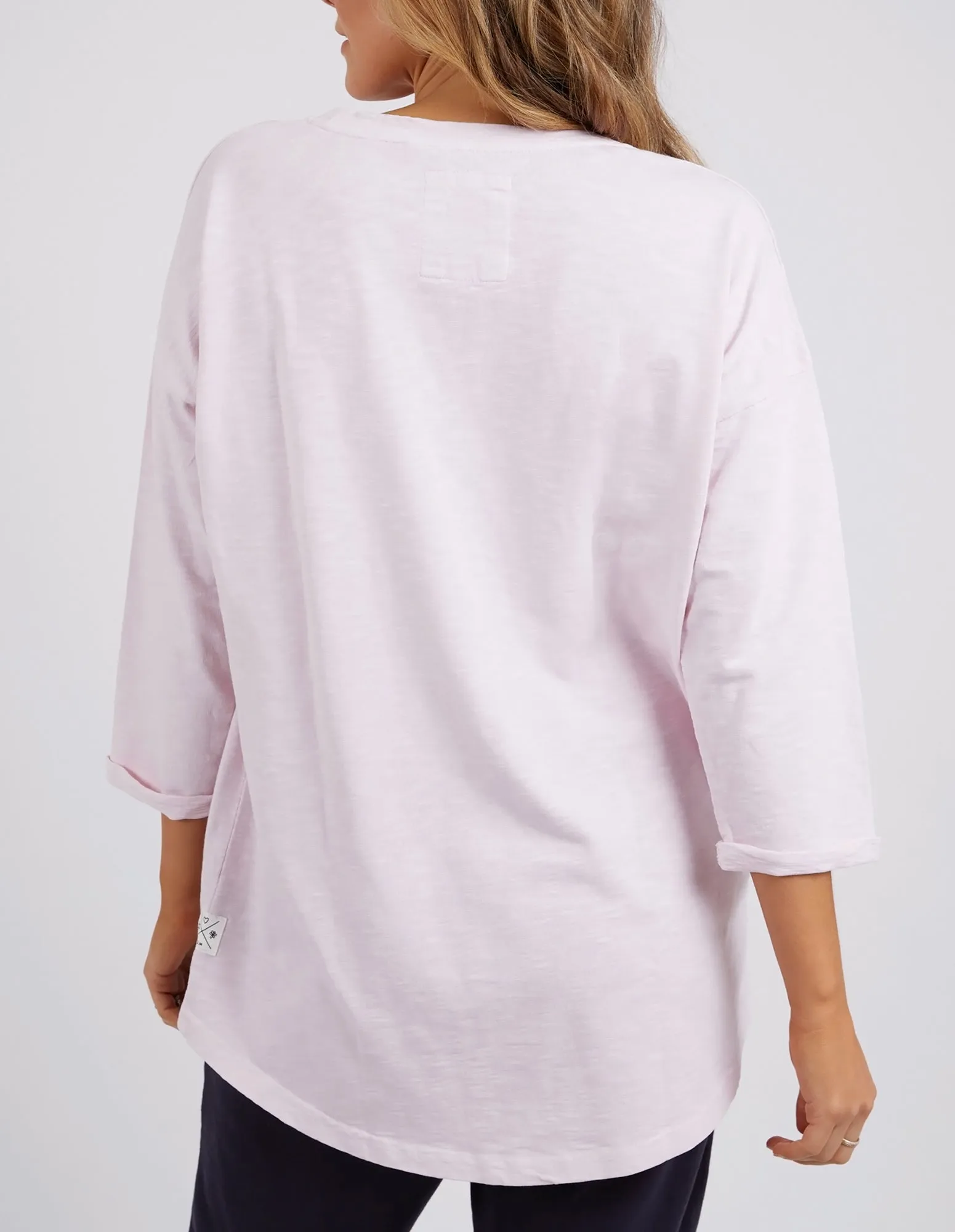 Annie 3/4 Sleeve Powder Pink