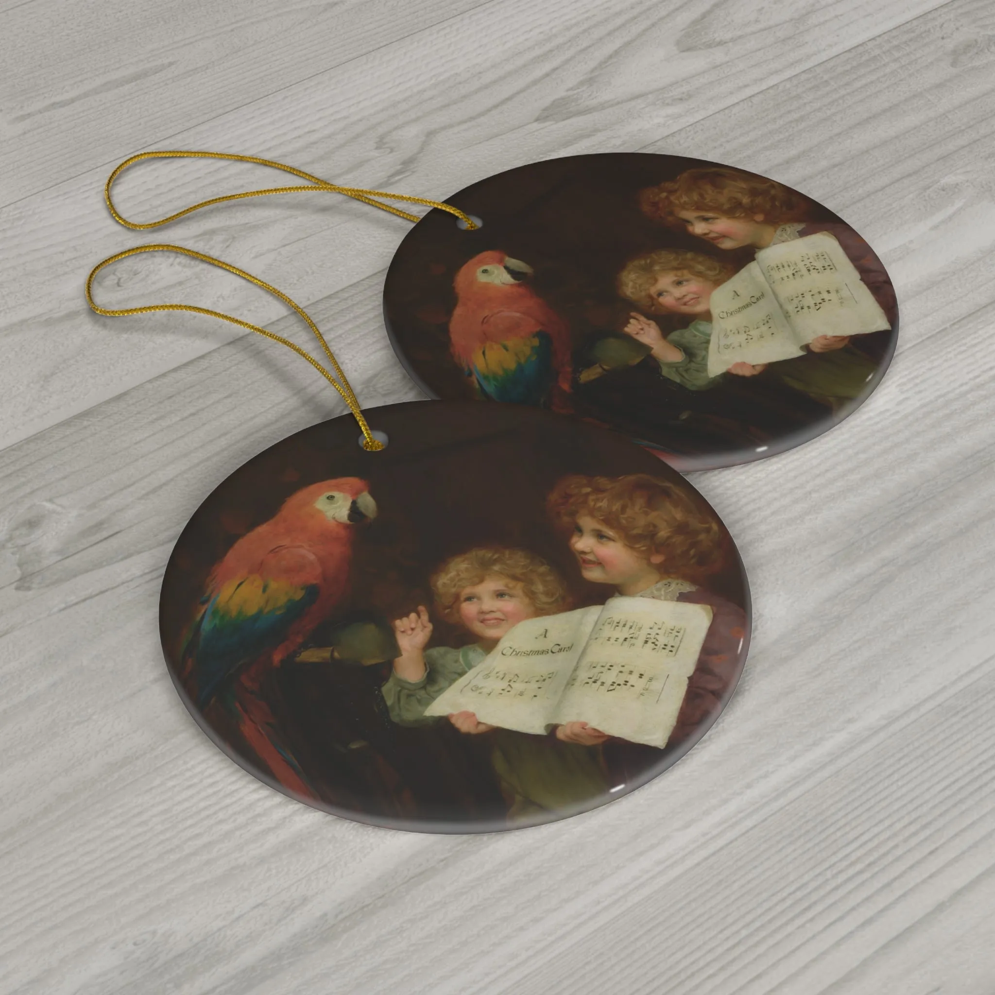 Arthur John Elsley: "The Singing Lesson" - Ceramic Ornament, 1-Pack