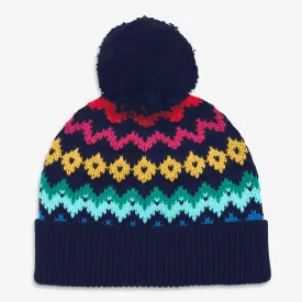 Baby rainbow fair isle beanie