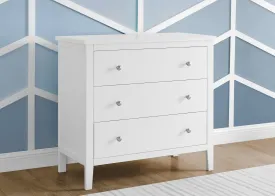 Modern Campbell Dresser with 3 Interlocking Drawers for Space-Saving Organization