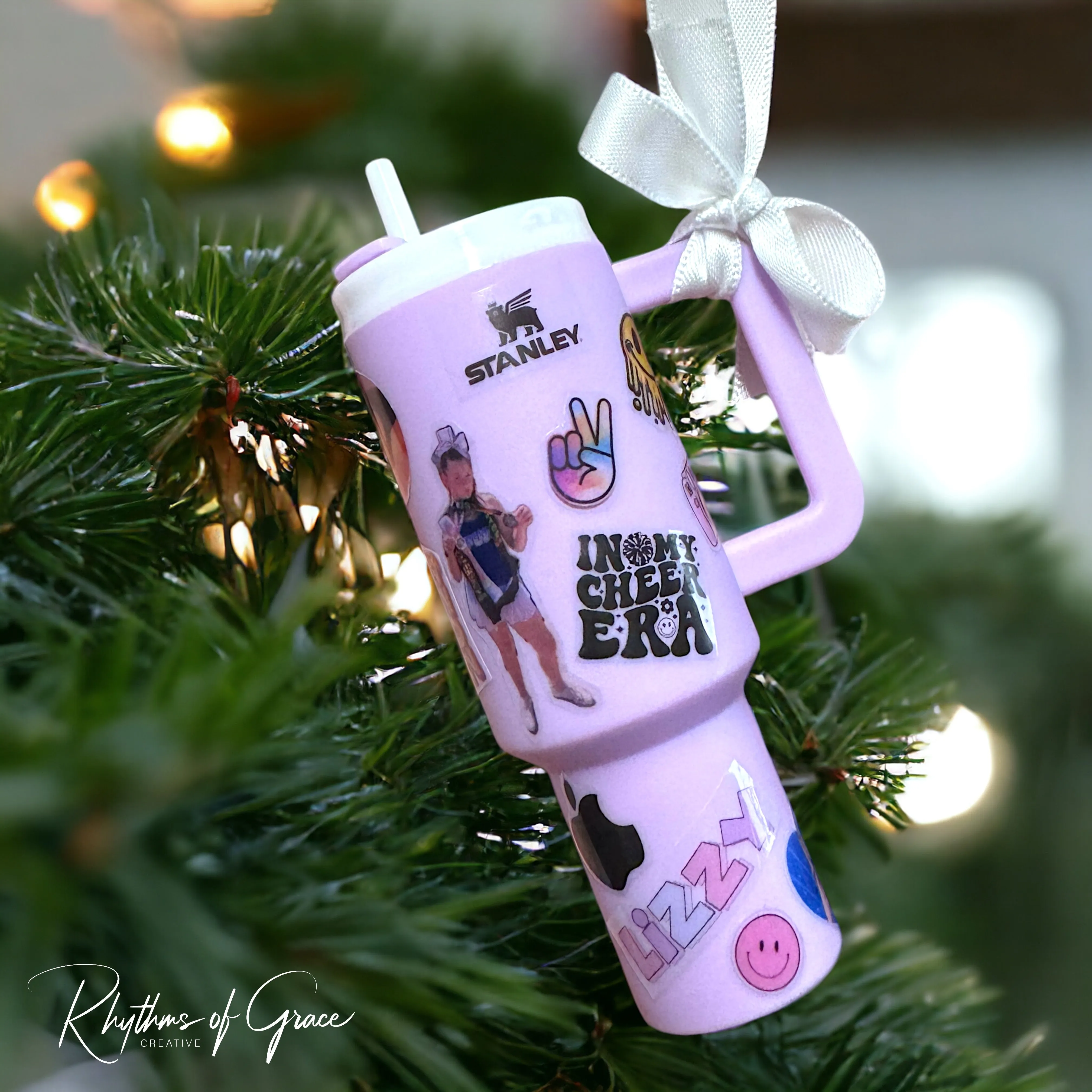 Cheers to the Season: Personalized Mini Stanley Cup Ornaments for the Perfect Custom Gift!