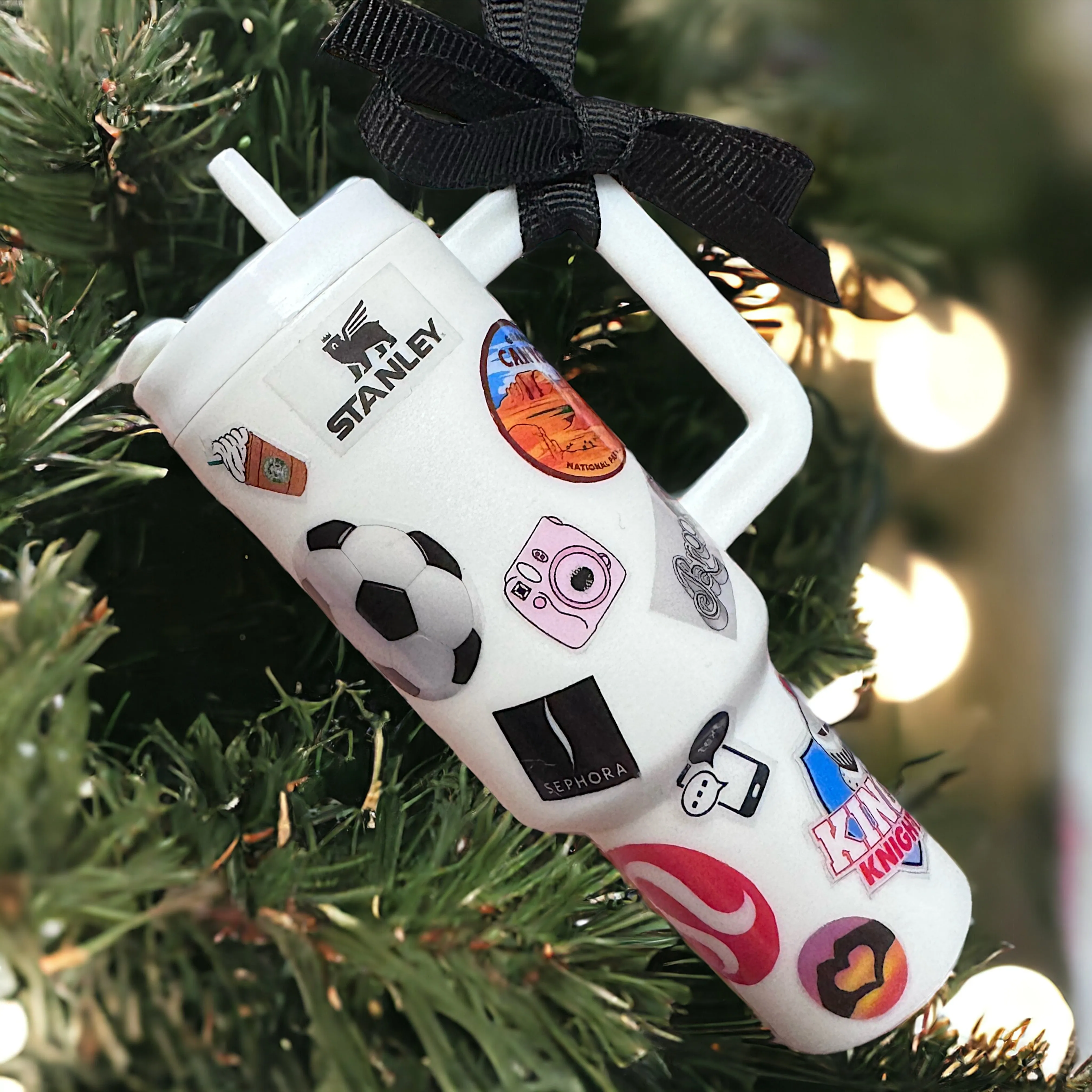 Cheers to the Season: Personalized Mini Stanley Cup Ornaments for the Perfect Custom Gift!