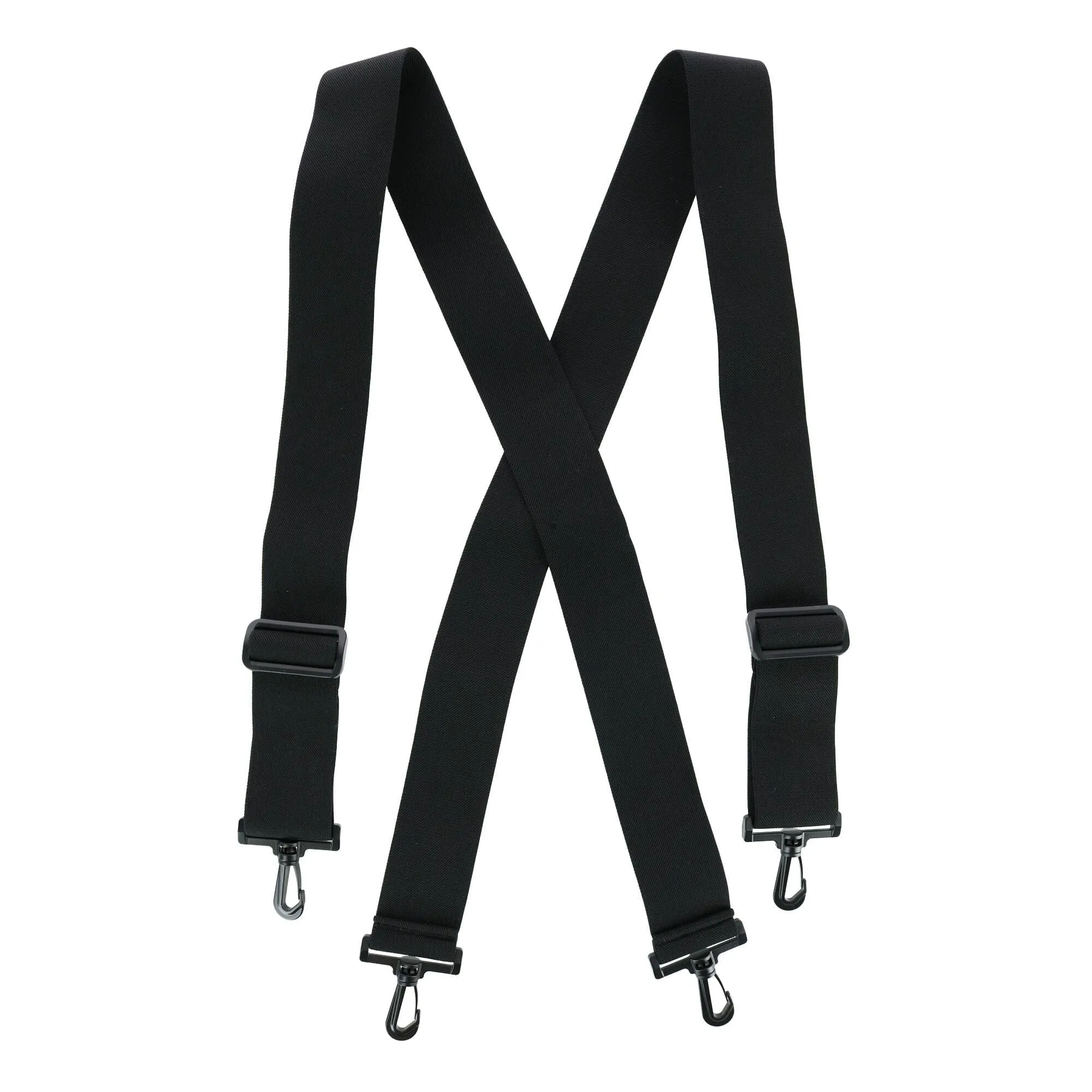 CTM® Men's Big & Tall Elastic X-Back Suspenders with Plastic Hook Ends