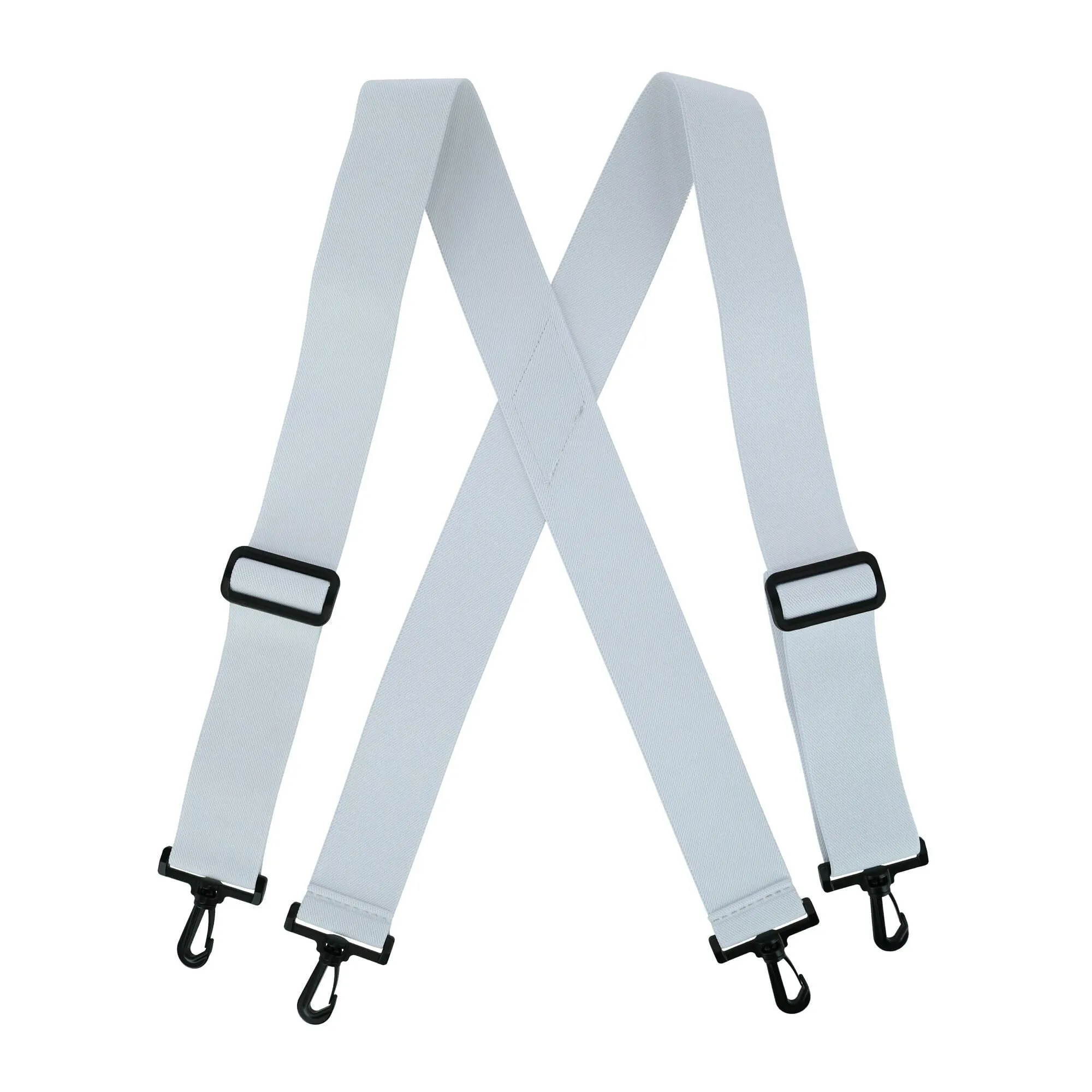 CTM® Men's Big & Tall Elastic X-Back Suspenders with Plastic Hook Ends