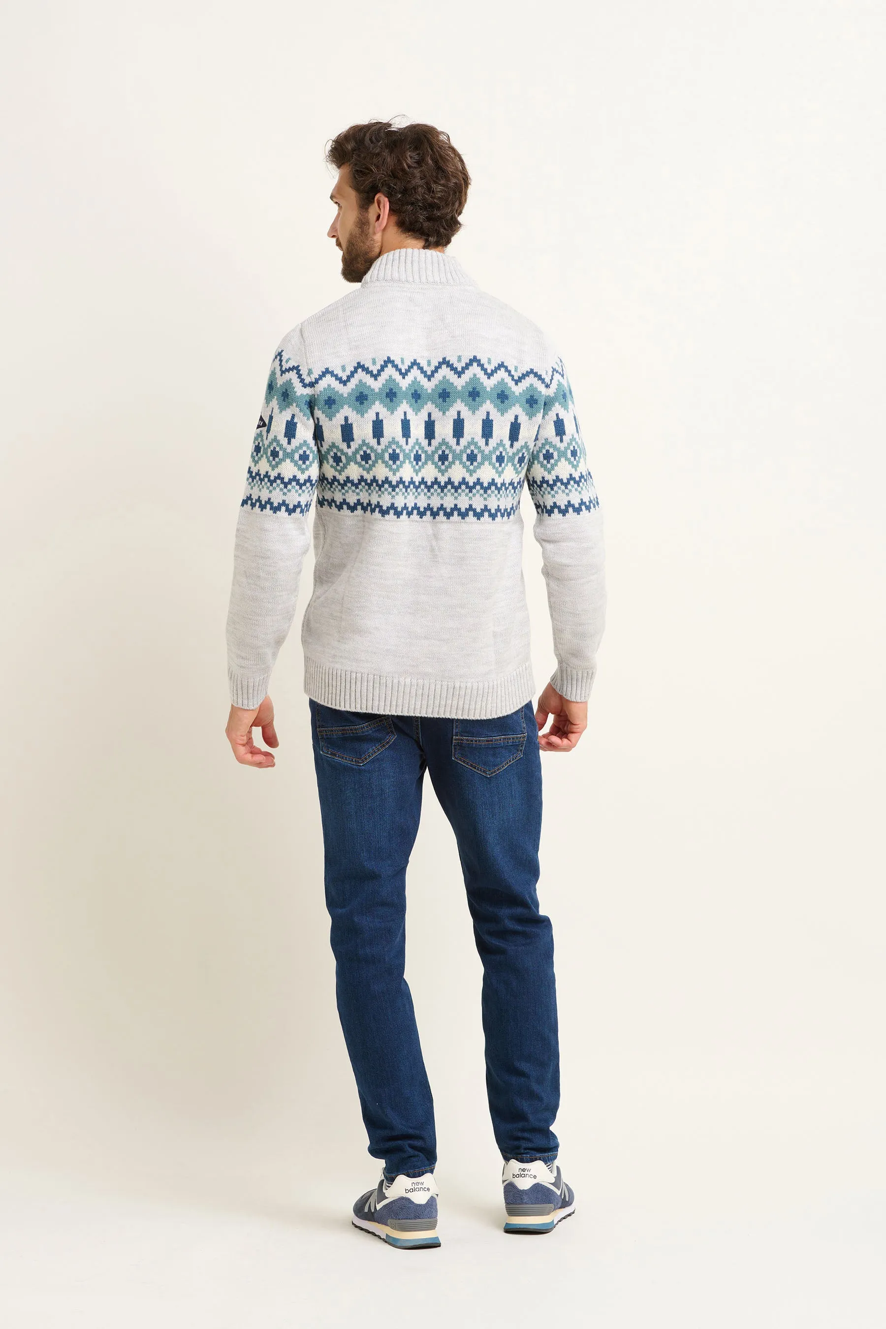 Fairisle Quarter Zip Jumper