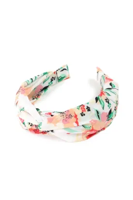 Floral Top Knot Headband