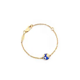 Globe Baby Bracelet, Solid Gold