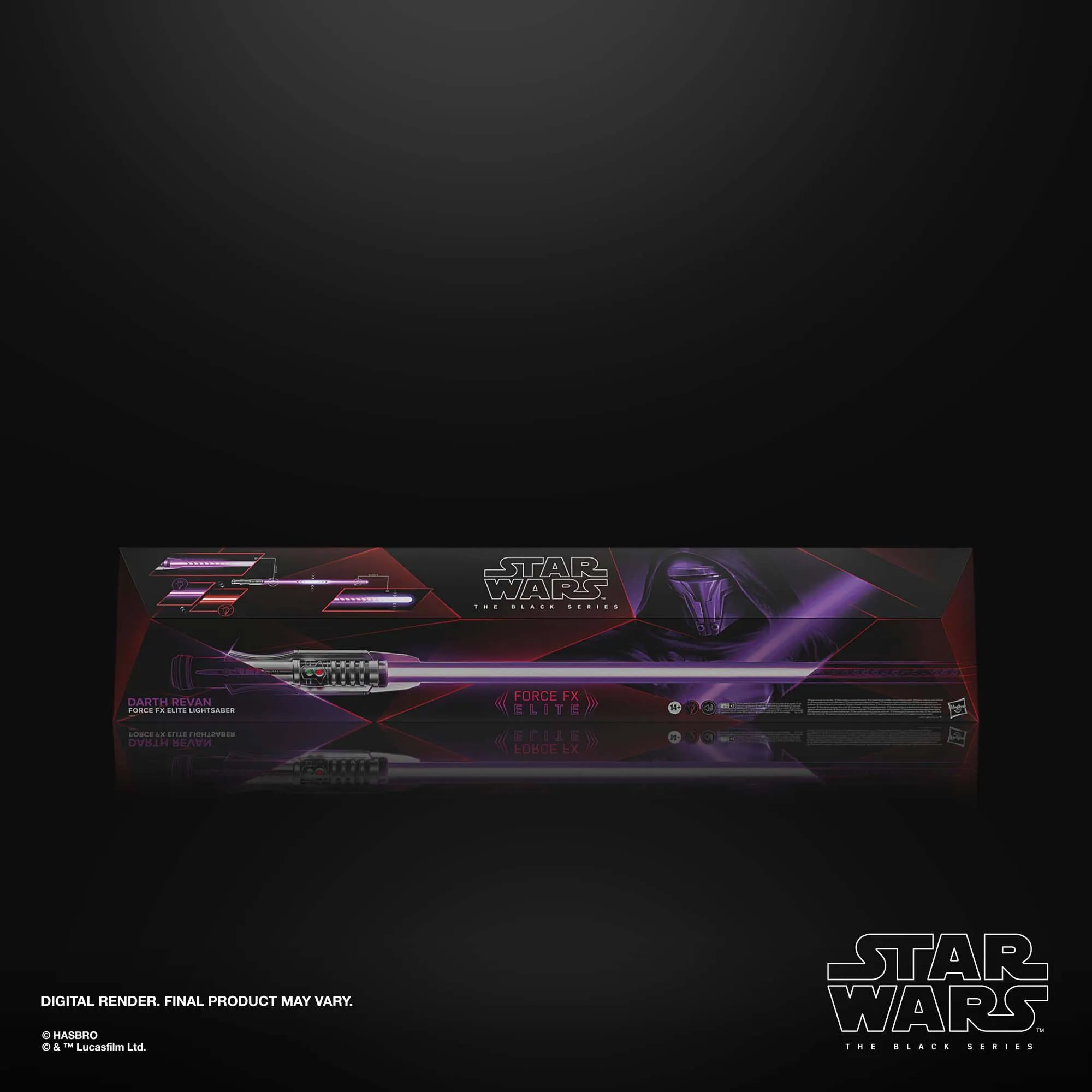 Hasbro Star Wars: Knights of the Old Republic Black Series Darth Revan Force FX Elite Lightsaber 1/1 Prop Replica