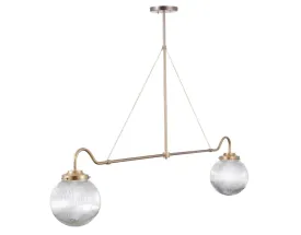 Hayden 2 Globe Chandelier