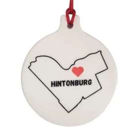 Hintonburg Heart Ceramic Ornament