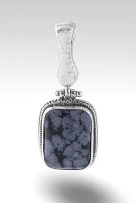 How Great Thou Art Pendant™ in Snowflake Obsidian