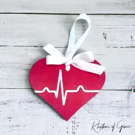 Keep the Beat This Christmas: Heartbeat Ornament Delight!