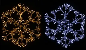 LED Gold/Silver Twinkling Sparkle Snowflake (60cm)