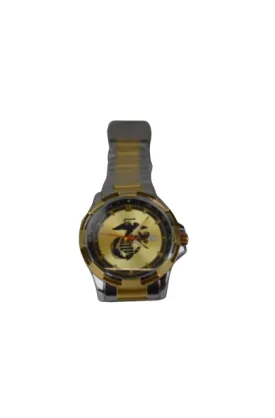 Men's Two Toned EGA  Gold Face Watch