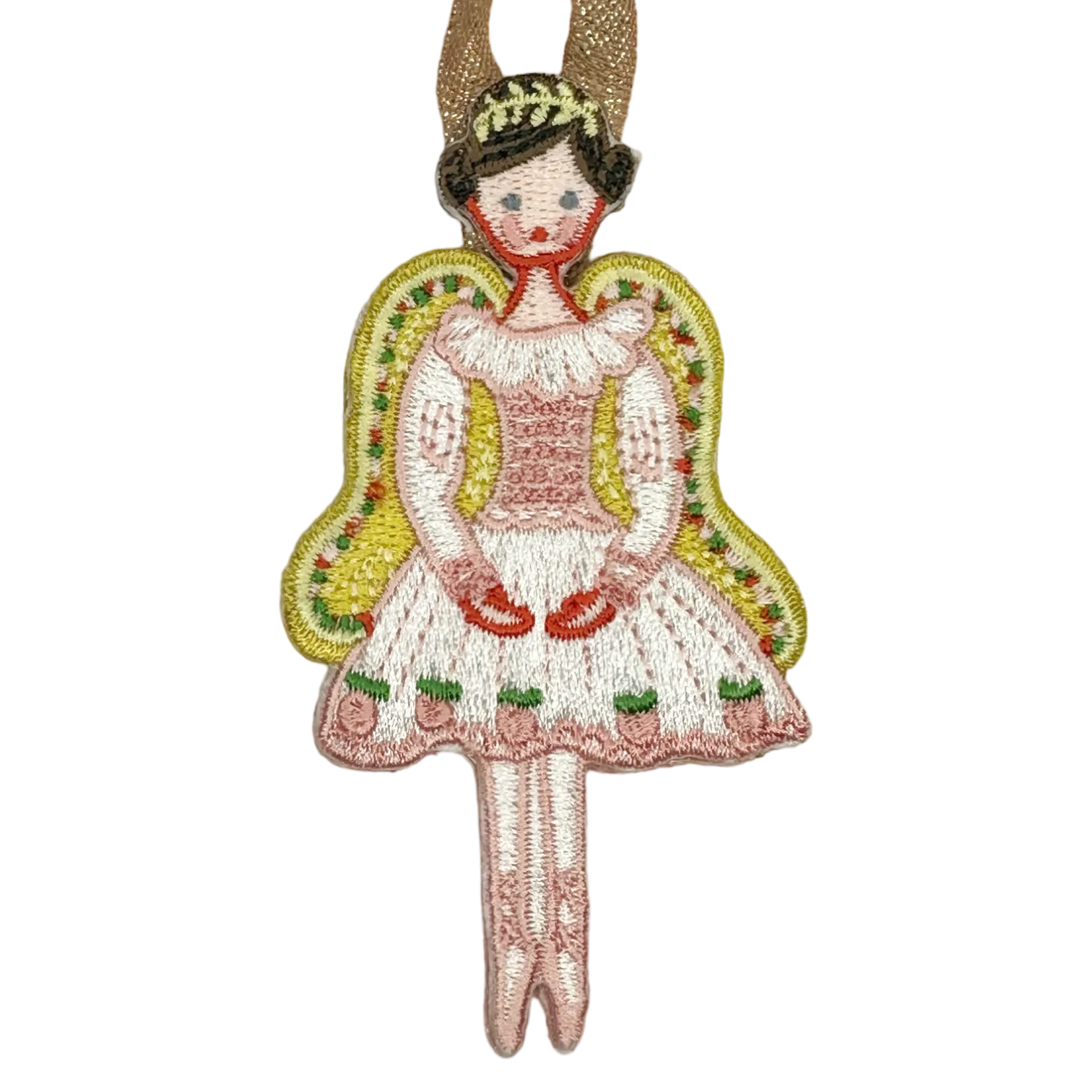 Nutcracker Embroidered Ornament - Christmas Tree