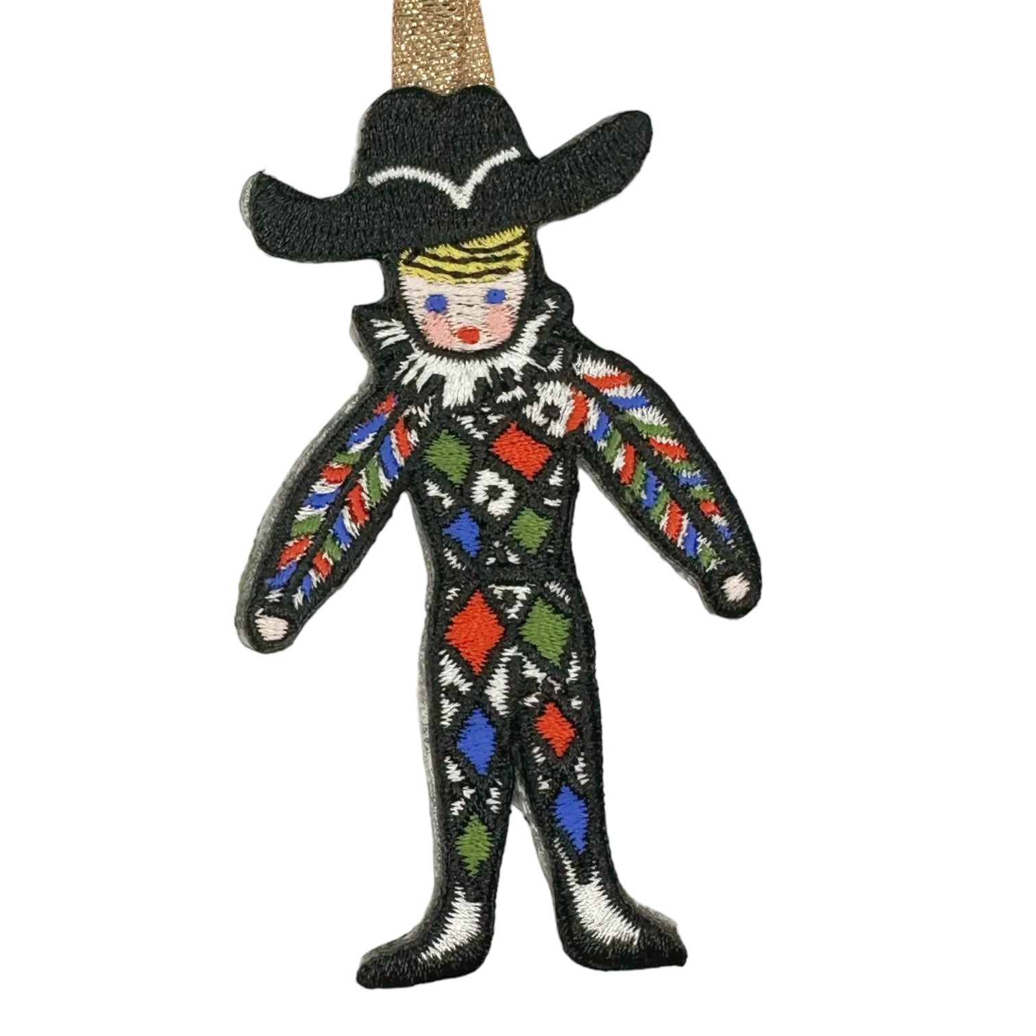 Nutcracker Embroidered Ornament - Christmas Tree