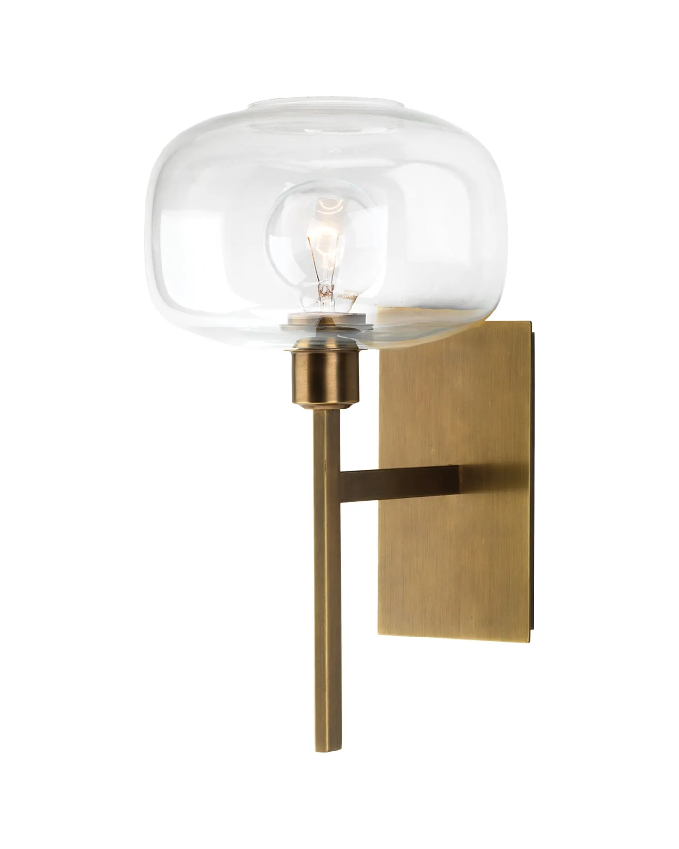 Scando Mod Sconce Antique Brass