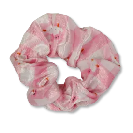 Scrunchie - Checkered Pink