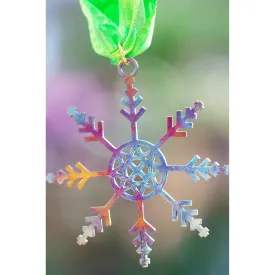 Snowflake Ornament with Ribbon (Wholesale)