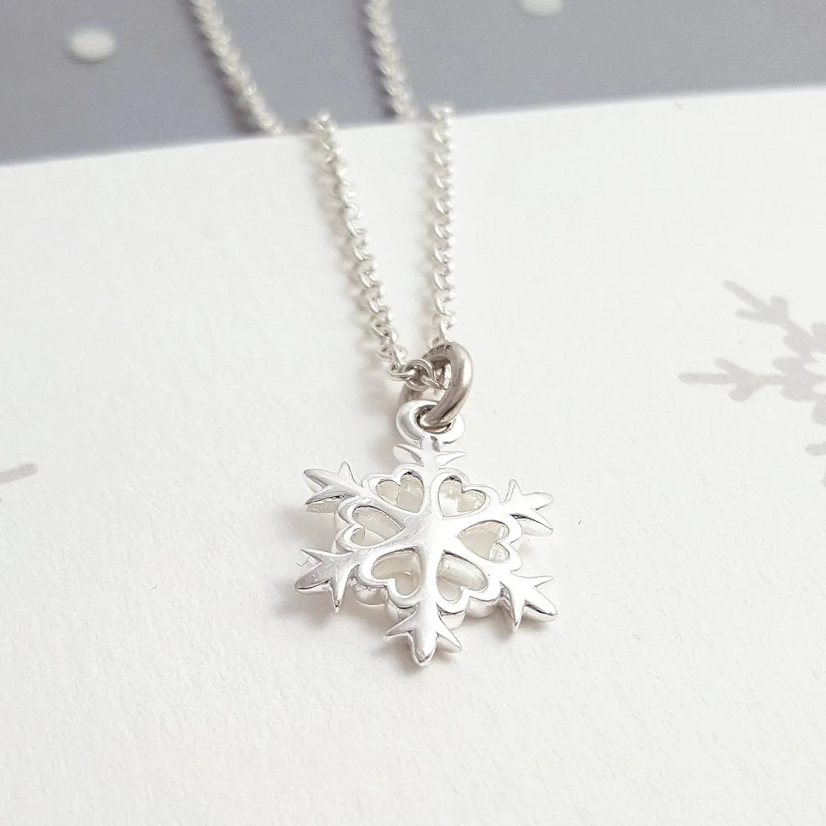 Snowflake Silver Charm