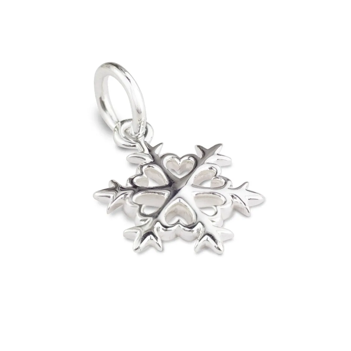 Snowflake Silver Charm