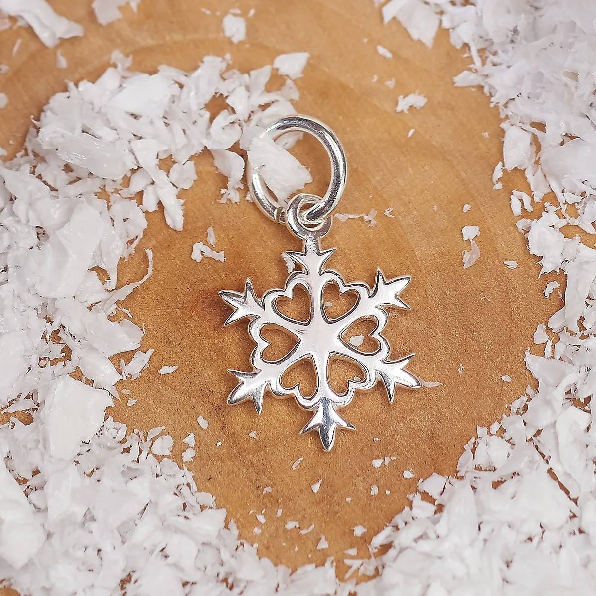 Snowflake Silver Charm