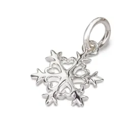 Snowflake Silver Charm