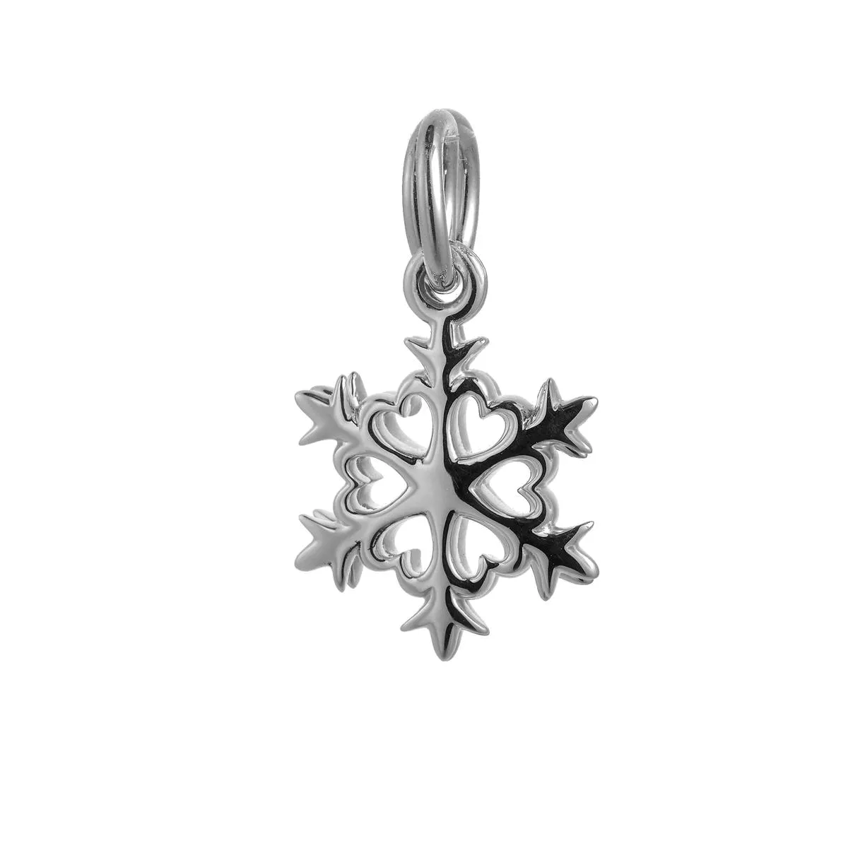 Snowflake Silver Charm