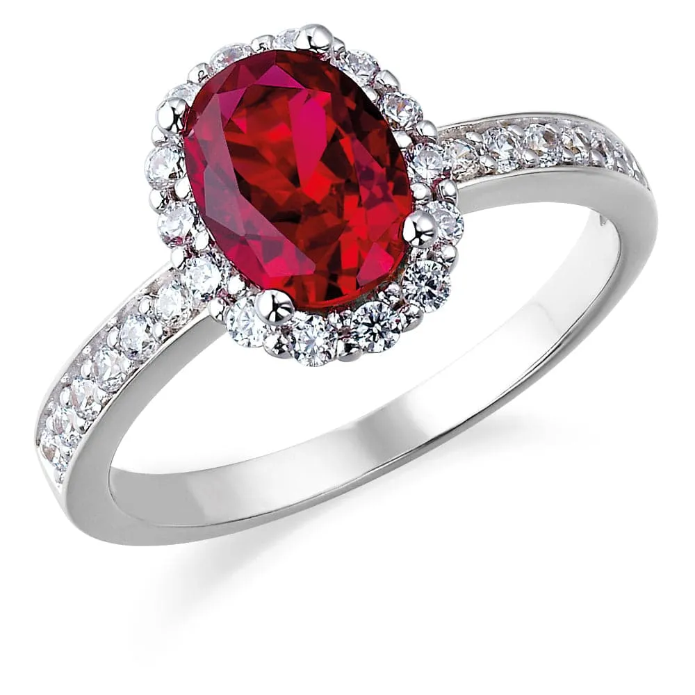 Tru-Ruby Cincature Ring