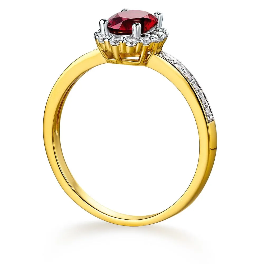 Tru-Ruby Cincature Ring