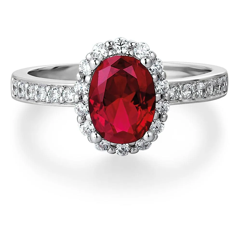 Tru-Ruby Cincature Ring