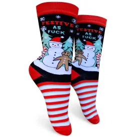 Women's Festive As Fuck Socks